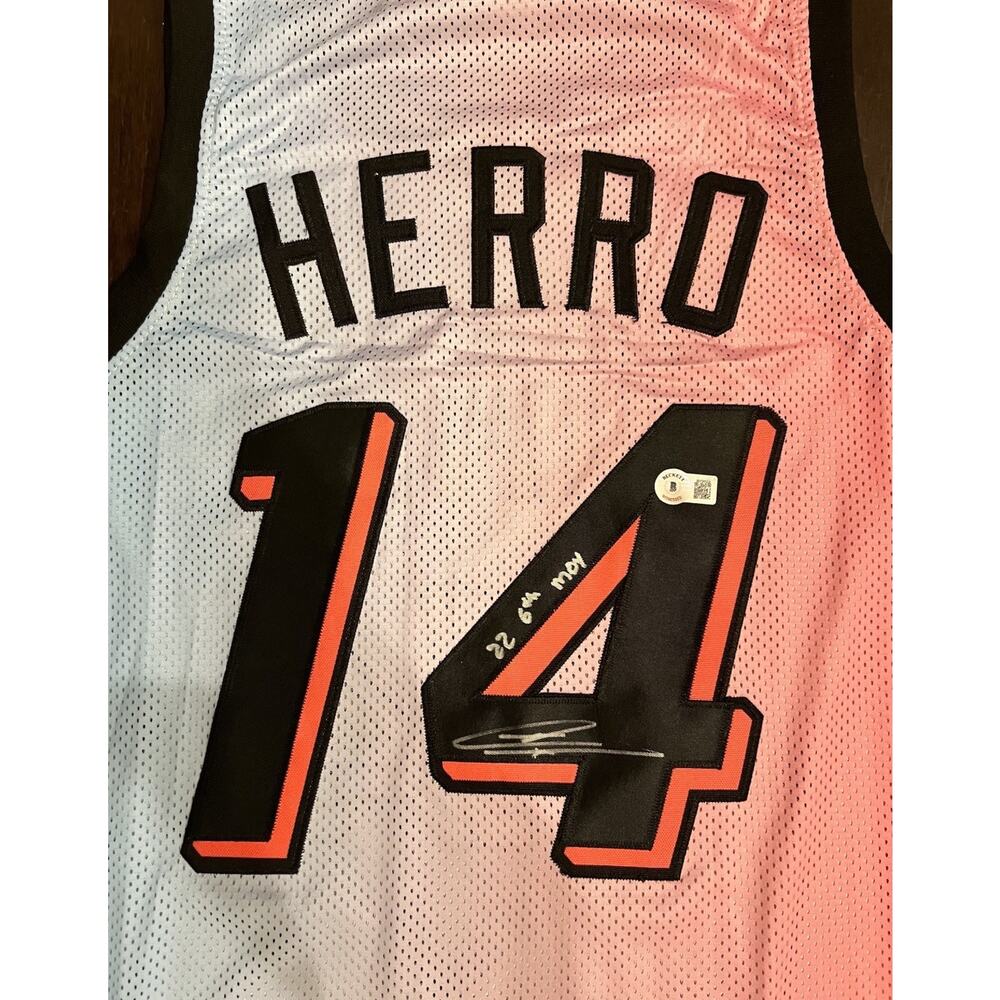 Tyler Herro Miami Heat Autographed Signed “Inscribed” Jersey🏖️ Beckett Cert!